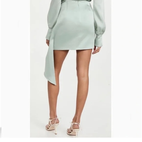 Jonathan SIMKHAI Mae Classic Draped Mini Skirt - Picture 4 of 16